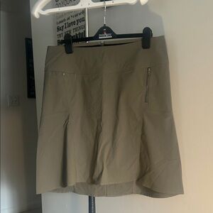 Royal Robbins Olive A-Line Skirt